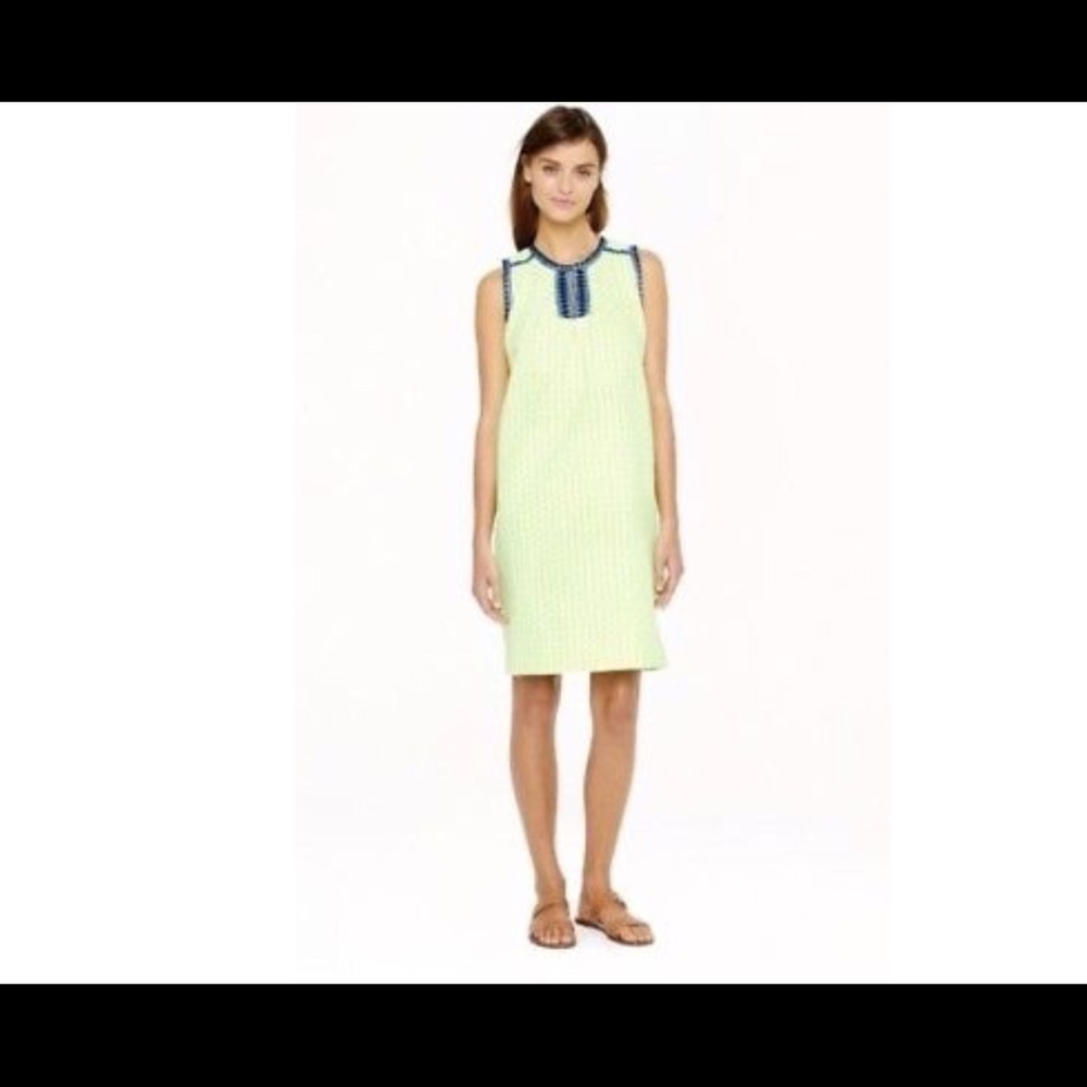 J Crew Arrow Print Shift Dress